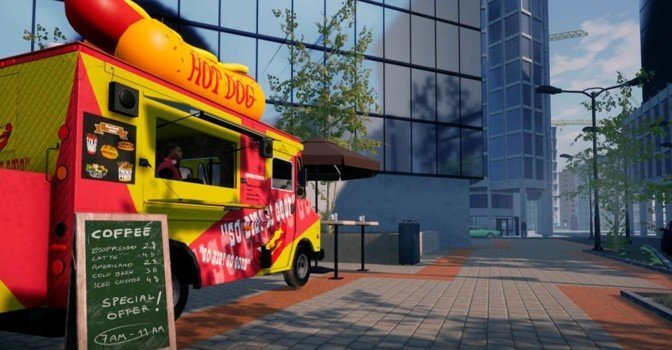 Сегодня удастся бесплатно скачать демку игры Food Truck Simulator