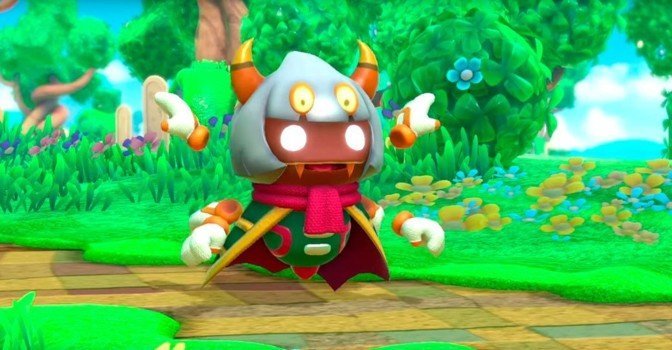 Таранза сплетет паутину в Kirby Star Allies