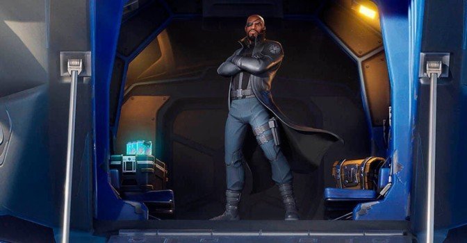 Ник Фьюри из Marvel приготовился дать отпор кубам в Fortnite