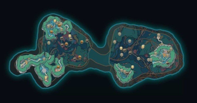Все сундуки в Море древности (Подводной Ремурии) в Genshin Impact