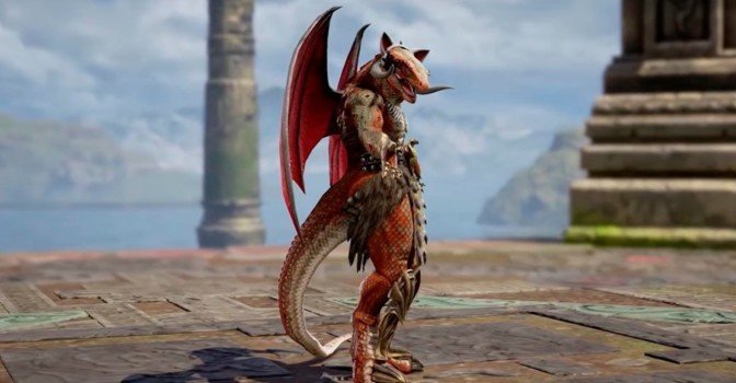 Комьюнити SoulCalibur 6 создало ящерицу-волшебника