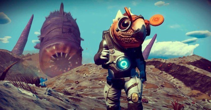 Обновление 3.0 «Origin» добавило в No Man's Sky песчаных червей