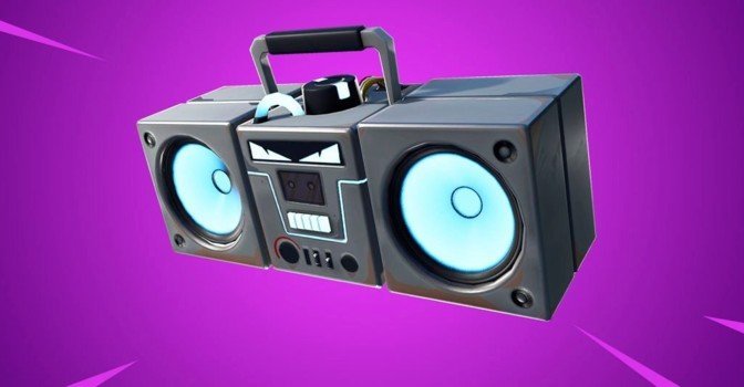 В Fortnite появились разрушительные бумбоксы