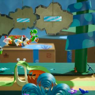Скриншот Yoshi’s Crafted World