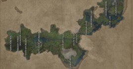Интерактивная карта мира Hogwarts Legacy с обозначениями