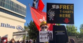На Blizzcon 2019 протестуют сторонники Гонконга