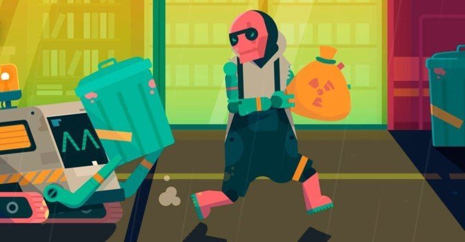 На ПК выйдет мусорный экшн про роботов PixelJunk Scrappers Deluxe