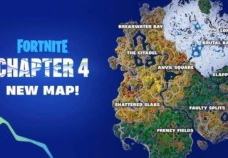 Все места на карте и достопримечательности в 4 главе Fortnite