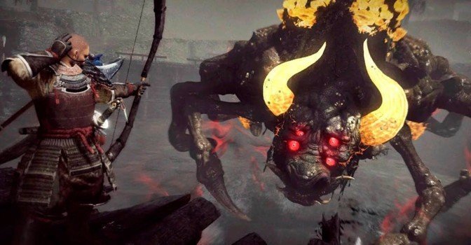 На новых скриншотах Nioh 2 показали битвы с боссами